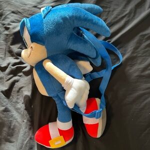 Blue Plush Character Backpack